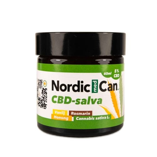 CBD-salva med honung & vanilj | 5% CBD | 2700 mg cannabinoider | THC-fri | 60 ml
